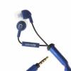 CordCruncher Ακουστικά με Μικρόφωνο και καλώδιο που δεν μπλέκεται για Κινητά / Tablet -  Blue Pearl MOB.ACC.00042