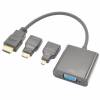 ΜΕΤΑΤΡΟΠΕΑΣ HDMI ΑΡΣ. ΣΕ VGA ΘΗΛ. MicroHdmi MiniHdmi (oem) ΜΕΤΑΤΡΟΠΕΑΣ HDMI ΑΡΣ. ΣΕ VGA ΘΗΛ. MicroHdmi MiniHdmi (oem)