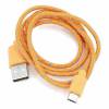 Omega Καλώδιο σύνδεσης Κορδόνι USB σε Micro USB Πορτοκαλί OM42326 Omega Καλώδιο σύνδεσης Κορδόνι USB σε Micro USB Πορτοκαλί OM42326