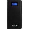 GOLF Power Bank LCD06 15600mAh, LCD Display, 2x output, Black GF-LCD06BK