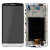 Genuine LG G3(D855) Complete lcd with Touchpad & Frame Assembly in White (BULK)