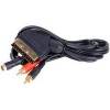 Scart male to 2x RCA male and 4pin mini din male SCART 28 1.5m (OEM)