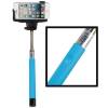 Monopod Z07-5S Βραχίονας-Βάση Κινητών με Bluetooth Χειριστήριο για Selfies με κουμπί και καλώδιο ήχου Μπλε