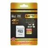 Flash Memory Card Gigastone MicroSDXC UHS-I U3 64GB U3 Extreme 633X Professional Series with Adapter