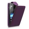 Sony Xperia E3 - Leather Flip Case Purple (ΟΕΜ)