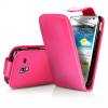 Samsung Galaxy Ace 2 I8160 Leather Flip Case Magenta  SGA2I8160LFC OEM