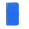 Samsung Galaxy Ace 4 - Leather Wallet Case Blue (OEM)