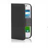 Samsung Galaxy Ace 4 - Leather Wallet  Case Black (OEM)