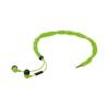 CordCruncher Tangle-free Headphones with mic for Smartphone / Tablet - Light Green