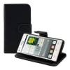 Leather Stand Wallet Case for Huawei Ascend G6 Black (OEM) Leather Stand Wallet Case for Huawei Ascend G6 Black (OEM)