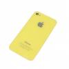 iPhone 4 Πίσω Καπάκι με frame Κίτρινο