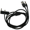 3.5mm 8pin to USB Aux Car Charger Audio Cable Adapter For Apple iphone 5 5S 5C - 