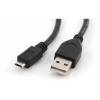 CableExpert Καλώδιο USB A αρσ. σε Micro USB B αρσ. 0.5m Μαύρο GM-USB05