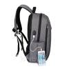 Model:T-B3090AUSB Τσαντα Πλατης  Tigernu Canvas Men's Backpack Bag Brand 14.1Inch Laptop Notebook Mochila for Men Waterproof Back Pack
