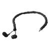Ακουστικά CordCruncher Με καλώδιο που δεν μπλέκεται - Black Ακουστικά CordCruncher Με καλώδιο που δεν μπλέκεται - Black