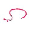 CordCruncher Tangle-free Headphones with mic for Smartphone / Tablet - Pink