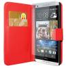 Leather Wallet Stand/Case for HTC Desire 816 Red (OEM)