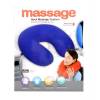    - U-shape massage Pillow, Vibrating Neck Pillow Massager (Blue)
