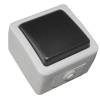 Simple Exterior Gray Switch 10A Waterproof IP54