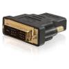 Cablexpert Μετατροπέας DVI-D Single Link 18+1pin αρσ. σε HDMI θηλ. Μαύρο A-HDMI-DVI-2