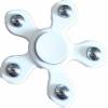 Fidget Spinner Steel Balls Plastic Five Leaves 1 minute White color (OEM) Fidget Spinner Steel Balls Plastic Five Leaves 1 minute White color (OEM)