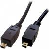 Firewire IEEE 1394 4pin male to 4pin male Cable 0.5m Black (OEM) (BULK)