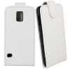 Samsung Galaxy S5 G900 - Leather Flip Case White (OEM)