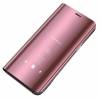 Mirror Clear View Cover Flip for Samsung Galaxy  J7 2017  pink  (OEM)