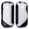 Samsung Galaxy Music S6010 / Duos S6012 Black / Clear S-Line Case Stand OEM Samsung Galaxy Music S6010 / Duos S6012 Black / Clear S-Line Case Stand OEM