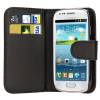 Galaxy S III mini i8190 Δερμάτινη Θήκη Πορτοφόλι Μαύρη Galaxy S III mini i8190 Δερμάτινη Θήκη Πορτοφόλι Μαύρη