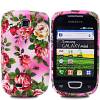Samsung Galaxy Mini S5570  Θήκη Σιλικόνης Gel λουλούδια OEM