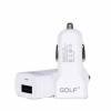 Golf USB Φορτιστής Αυτοκινήτου 5V 1A Λευκό GF-C02 Golf USB Φορτιστής Αυτοκινήτου 5V 1A Λευκό GF-C02