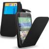 Leather Flip Case for HTC Desire 320 Black (OEM)