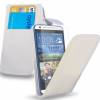 Δερμάτινη Θήκη Flip για HTC Desire 620 Λευκό (ΟΕΜ)