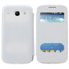 Samsung Galaxy Core i8260 / Core Duos i8262 S-View Flip Case With Back Battery Cover - White SGCI8260SVFCWBBCW OEM