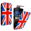Samsung Galaxy Beam i8530 Leather Flip Case Flag England SGBI8530LFCFE OEM