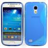Samsung Galaxy S4 mini i9190 S-Line Silicone TPU Case - Blue Samsung Galaxy S4 mini i9190 S-Line Silicone TPU Case - Blue