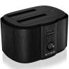 Icy Box Docking Station   2   SATA 2.5"  3.5"   USB 3.0   Clone  JBOD IB-124CL-U3