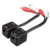 Techly AU-EXTRJ45 Audio Extender Converter RCA RJ45 Cat.5