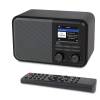 Ocean Digital WiFi Internet Radio WR-330 Bedside Radio with FM Receiver, Subwoofer Speaker, 250 Preset Stations, Support UPnP & DLNA, 2.4"TFT Color Screen, Remote Control Alarm Clock Radio - Black