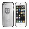 Θήκη πίσω κάλυμμα για iPhone 5 Μεταλλική Transformers Ασημί