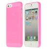 Θήκη πίσω κάλυμμα για iPhone 5 Matt 0.3mm SUPER SLIM Ρόζ Θήκη πίσω κάλυμμα για iPhone 5 Matt 0.3mm SUPER SLIM Ρόζ