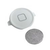 iPhone 4 home button white with metal spacer (White) iPhone 4 home button white with metal spacer (White)