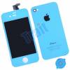 iPhone 4 LCD + Touch Screen + Frame Assembly + Home Button & Back Cover - Γαλάζιο iPhone 4 LCD + Touch Screen + Frame Assembly + Home Button & Back Cover - Γαλάζιο