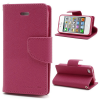 Iphone 4/4S Leather Stand Wallet Case Magenta IP4LSCWM OEM