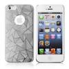 Θήκη πίσω κάλυμμα για iPhone 5/5S Μεταλλική 3D Diamond Cutting Ασημί OEM Θήκη πίσω κάλυμμα για iPhone 5/5S Μεταλλική 3D Diamond Cutting Ασημί OEM
