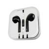 Μαύρο - Ακουστικά με μικρόφωνο handsfree earpods και volume για iPhone , Samsung Galaxy, Sony Xperia, HTC, BlackBerry και άλλα smartphones (OEM)