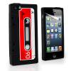 iPhone5 θήκη σιλικόνης Κασέτα Μαύρη iPhone5 θήκη σιλικόνης Κασέτα Μαύρη