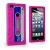 iPhone5 θήκη σιλικόνης Κασέτα Φούξια OEM iPhone5 θήκη σιλικόνης Κασέτα Φούξια OEM