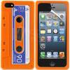 iPhone5 θήκη σιλικόνης Κασέτα Πορτοκαλί OEM iPhone5 θήκη σιλικόνης Κασέτα Πορτοκαλί OEM